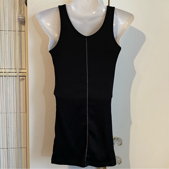 MPG Black Ribbed Activewear Tank Top Size Small - Picture 3 of 16